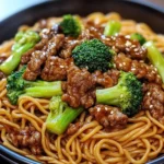 Beef And Broccoli Lo Mein Noodles Recipe