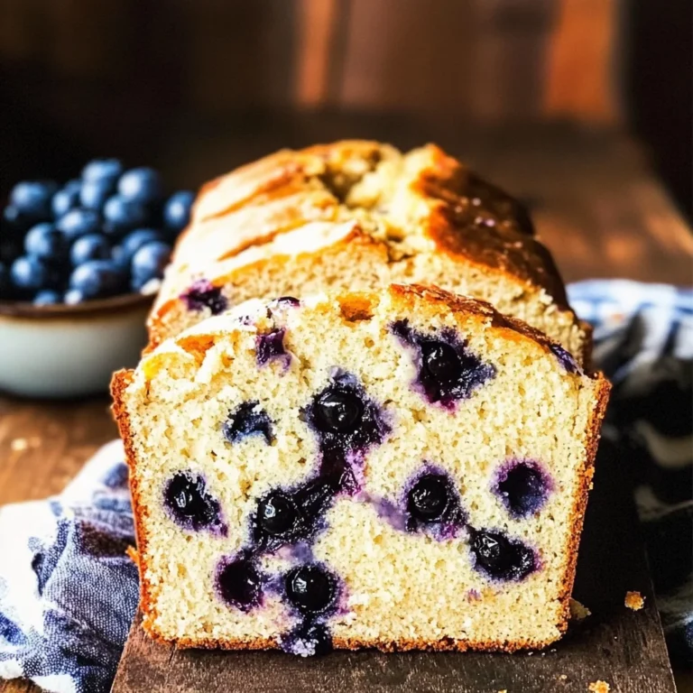 Cream Cheese Blueberry Bread