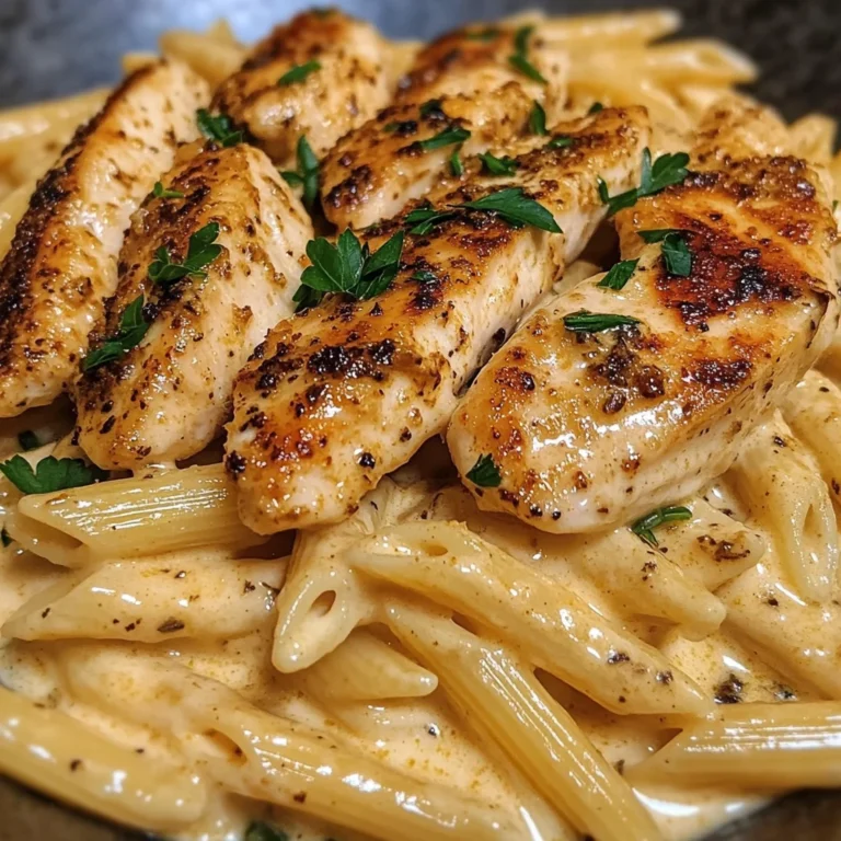 Creamy Cajun Chicken Pasta With Garlic Butter Parmesan Sauce