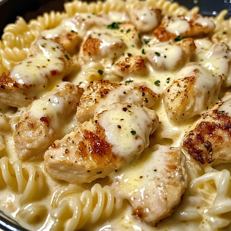 Creamy Garlic Butter Chicken And Rotini