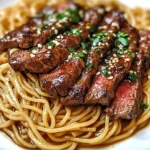 Garlic Butter Steak With Lightning Noodles Recipe