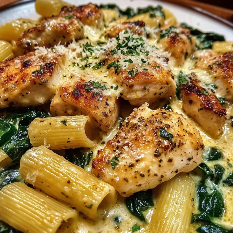 Garlic Parmesan Chicken With Spinach