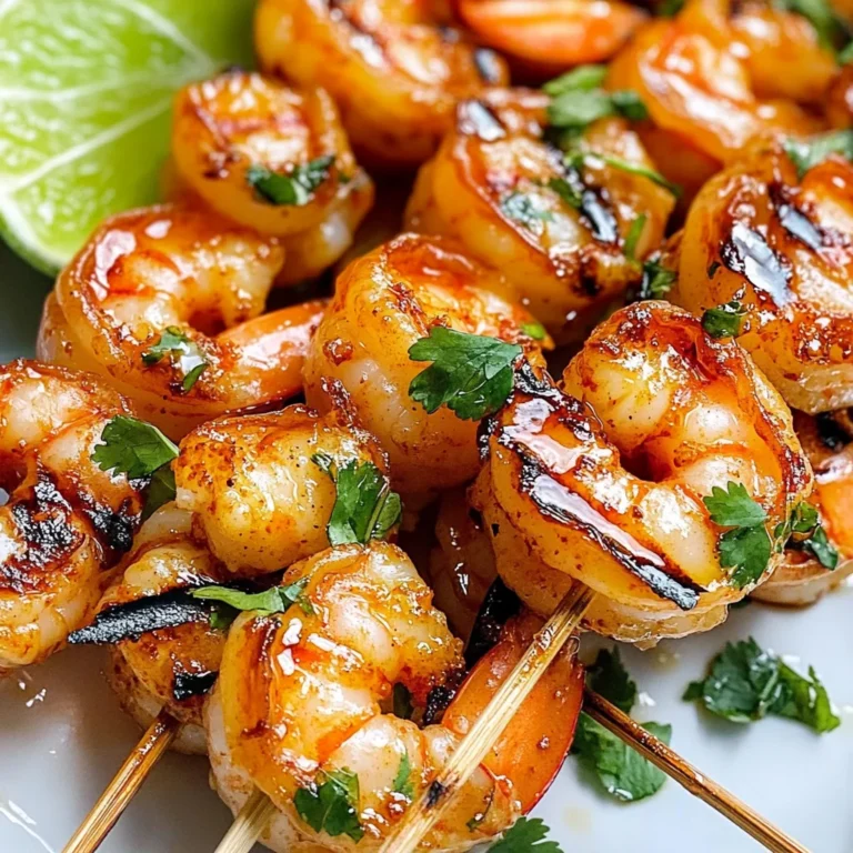 Honey Sriracha Shrimp Kebab Recipe