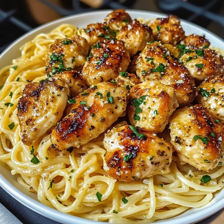 I Made Lemon Garlic Butter Chicken Bites