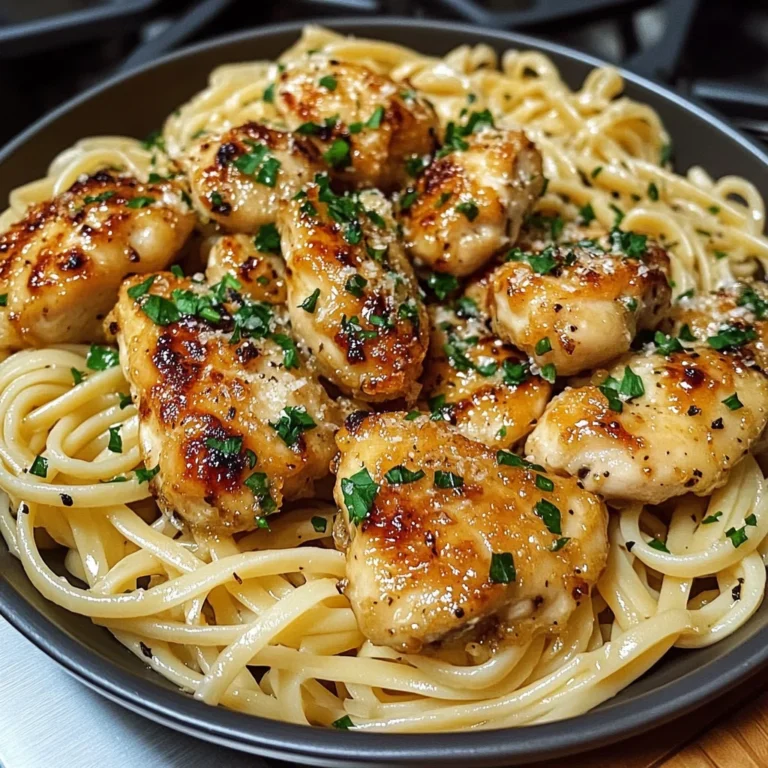 Made This Lemon Garlic Butter Chicken Bites