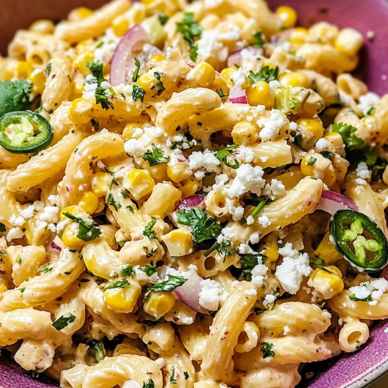 Mexican Street Corn Pasta Salad Recipe