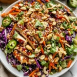 Sesame Chicken Cabbage Crunch Salad