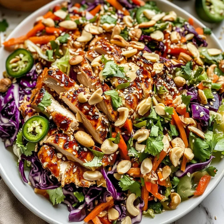 Sesame Chicken Cabbage Crunch Salad
