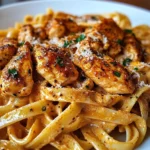 Spicy Cajun Chicken Fettuccine