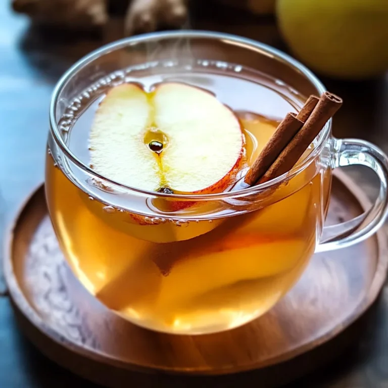 Apple Cinnamon Tea with Ginger