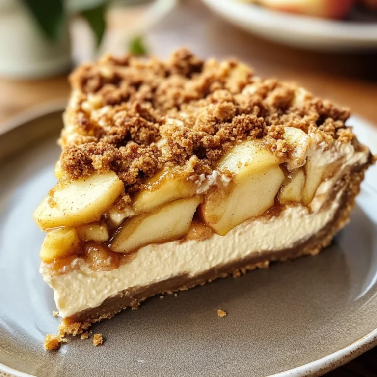 Apple Crumble Cheesecake
