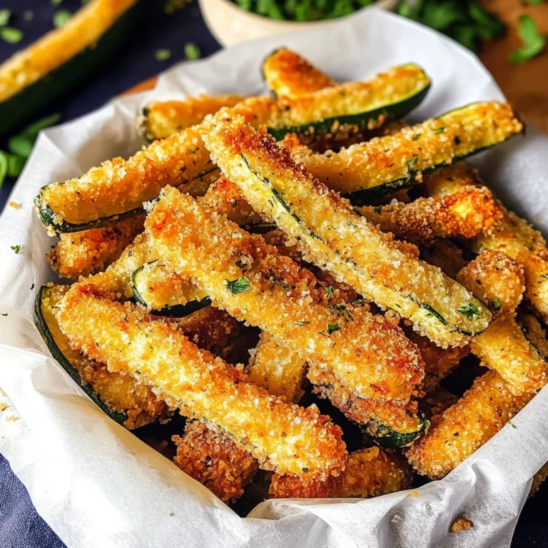 Baked Parmesan Zucchini Fries