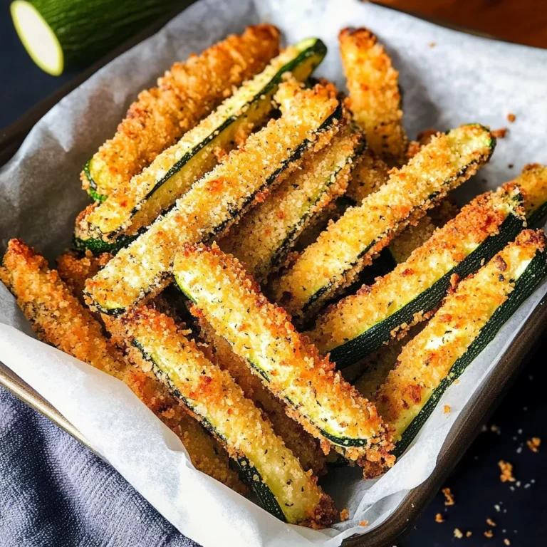 Baked Parmesan Zucchini Fries