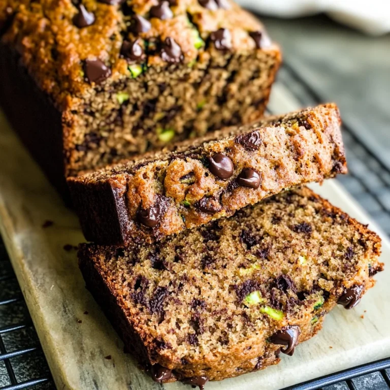 Chocolate Chip Zucchini Bread