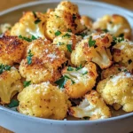 Crispy Parmesan Roasted Cauliflower Recipe