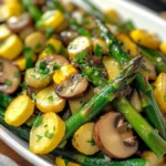 Flavorful Asparagus with Zucchini and Squash