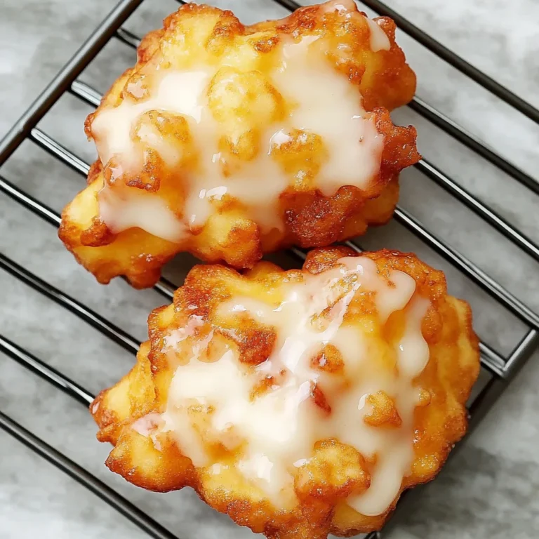 Fresh Peach Fritters That Melt in Your Mouth