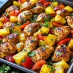 Hawaiian Chicken Sheet Pan Meal (Whole30, Paleo, Low Carb)