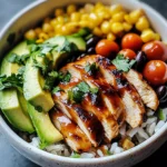 Honey Chipotle Chicken Rice Bowls