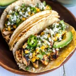 Mexican Street Corn Chicken Tacos
