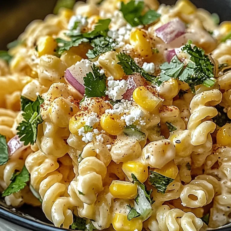Mexican Street Corn Pasta Salad is a must-try dish!