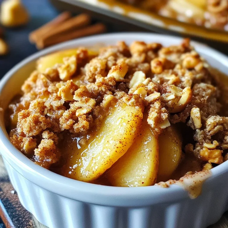 Mini Apple Walnut Crumble