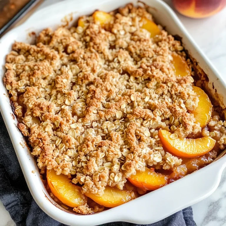 Peach Crisp