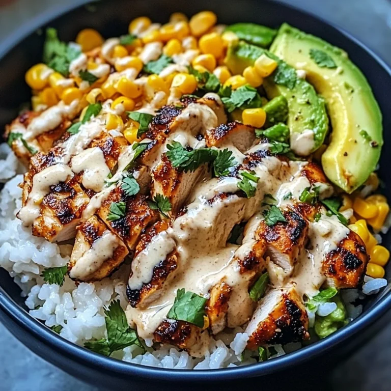 Street Corn Chicken Rice Bowl