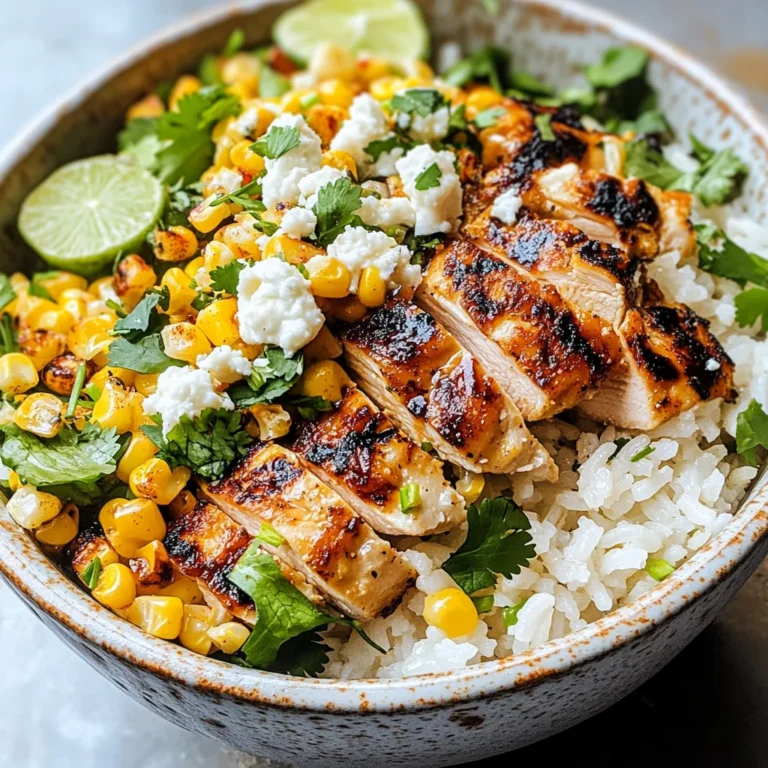 Street Corn Chicken Rice Bowl Recipe
