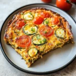 Summer Garden Crustless Zucchini Pie