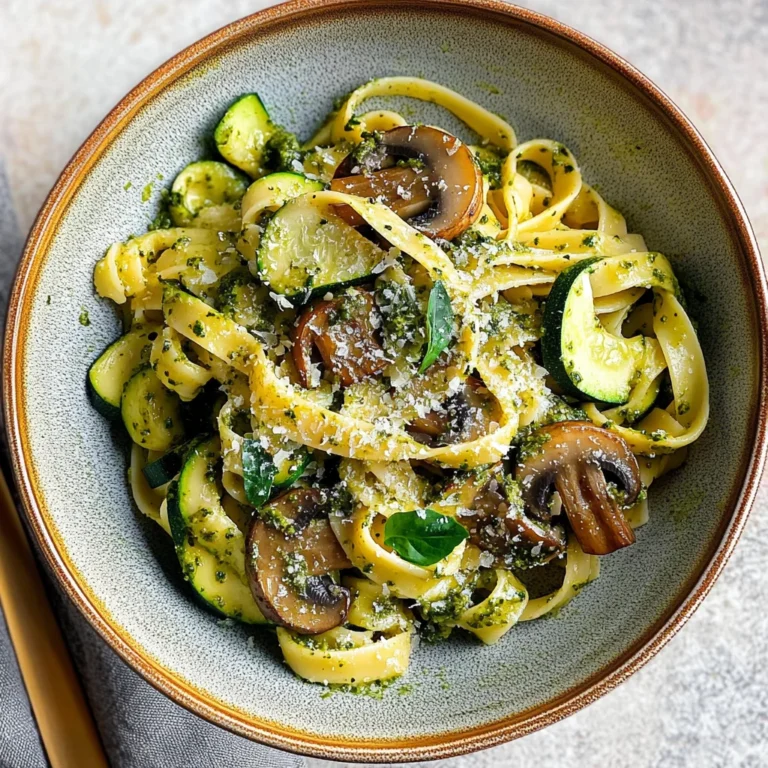 Zucchini Mushroom Pasta