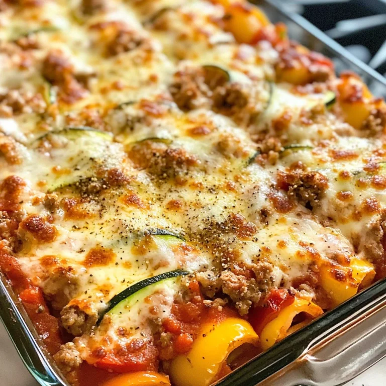 Zucchini Pizza Casserole | Low-Carb & Gluten-Free