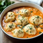 Best Tomato Soup with Cheddar Bay Dumplings