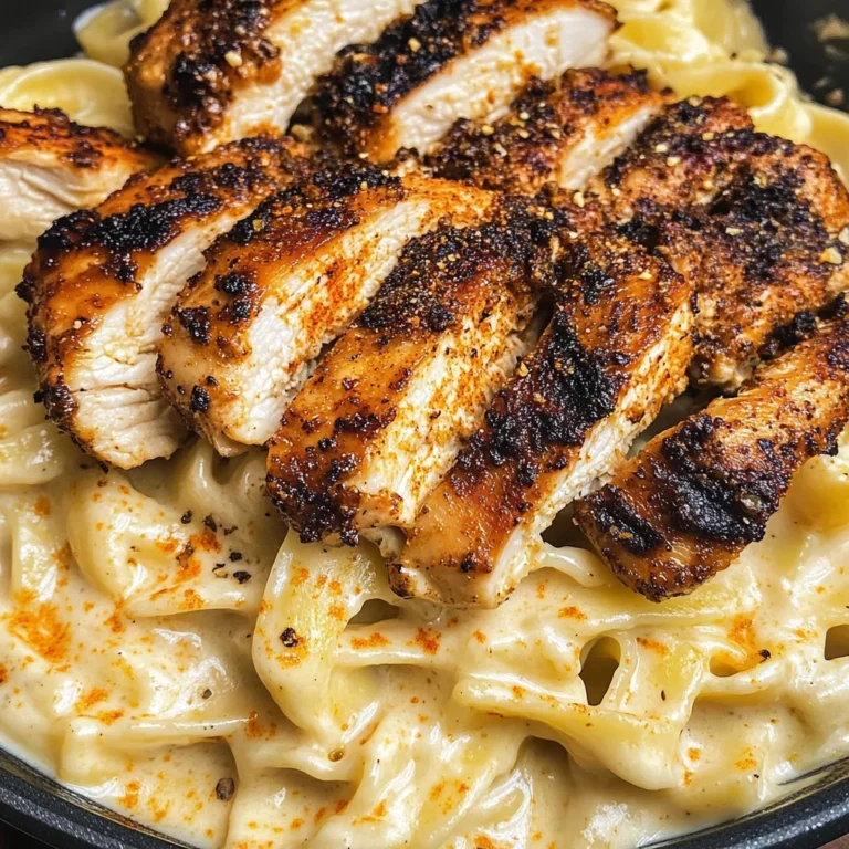 Blackened Cajun Chicken Alfredo