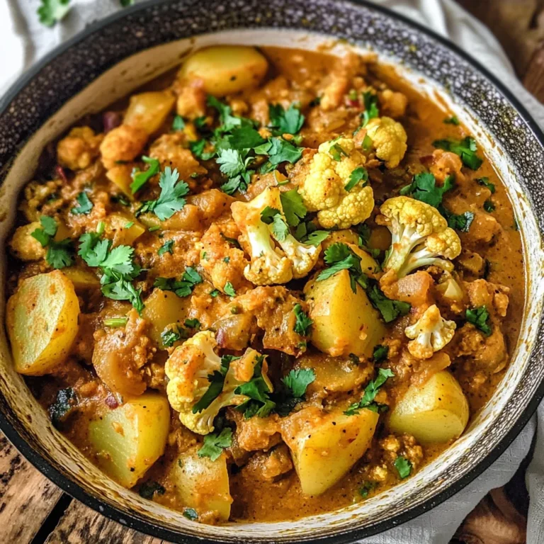 Cauliflower Potato Curry