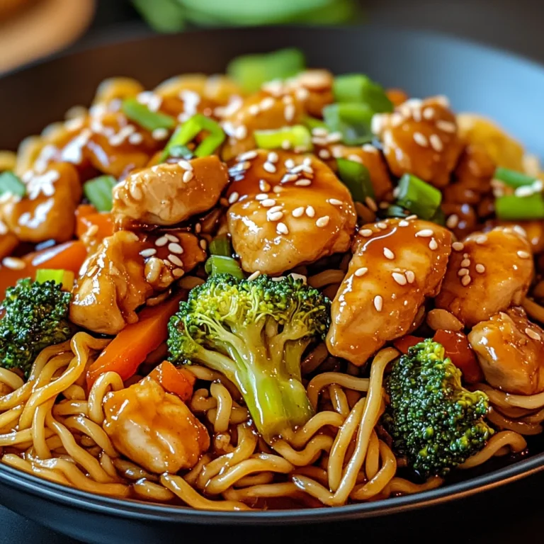 Chicken Teriyaki Noodles