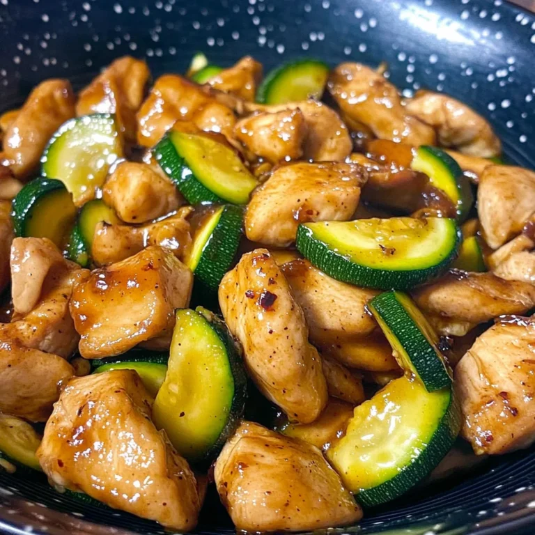Chicken Zucchini Stir Fry