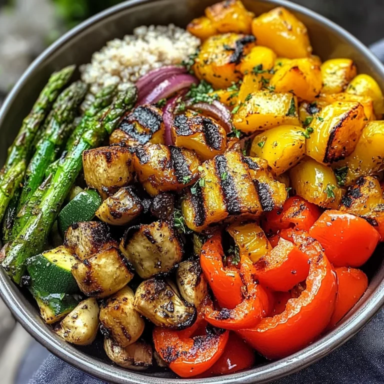 Grilled Veggie Bowl with Quinoa