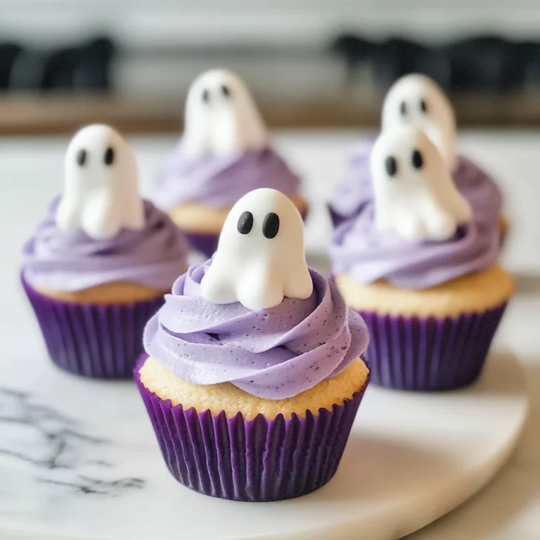 Halloween Ghost Cupcakes