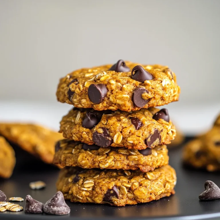 Healthy Pumpkin Oat Cookies