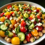 Mediterranean Chickpea Salad with Lemon Vinaigrette: The Best Summer Dish