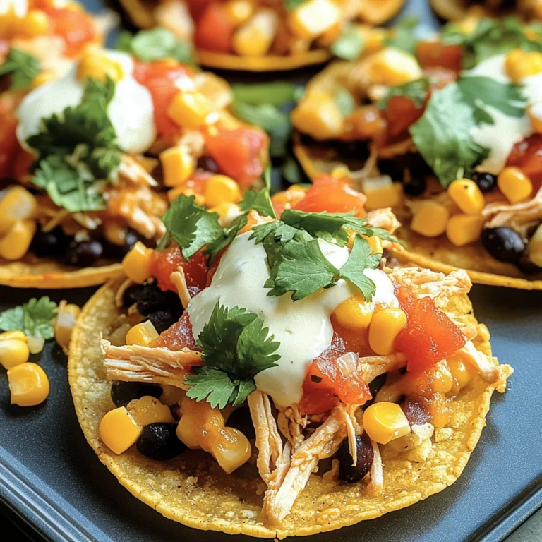 Mexican Rotisserie Chicken Tostadas