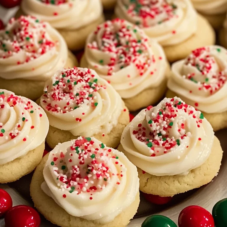 Peppermint Meltaway Cookies