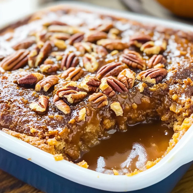 Pumpkin Pecan Cobbler