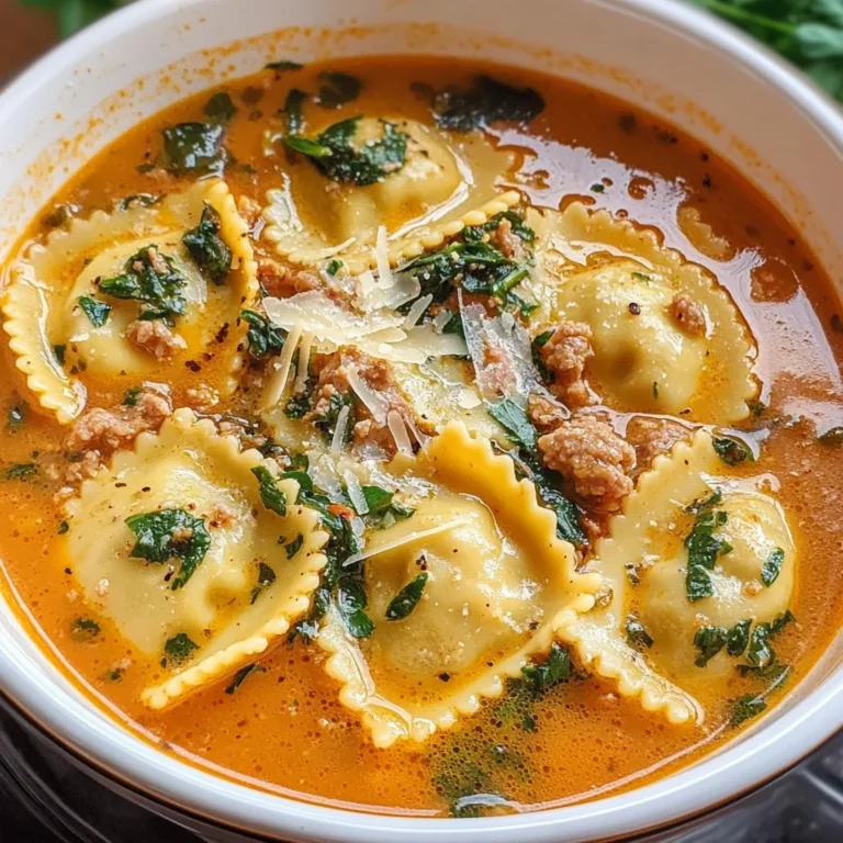 Ravioli Soup