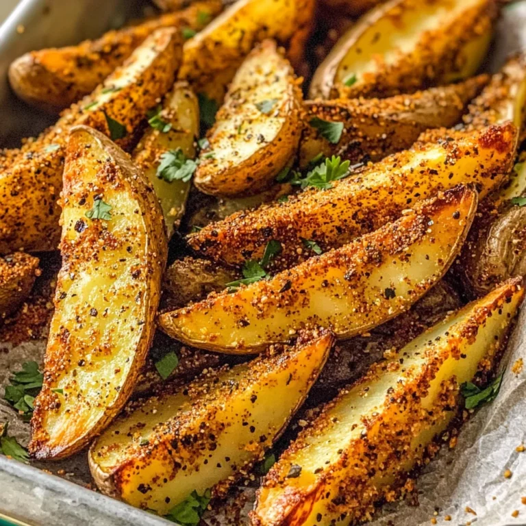 Seasoned Baked Potato Wedges