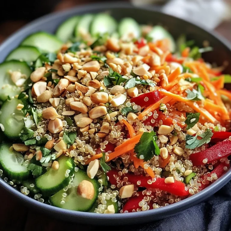 Thai Quinoa Crunch Salad: A Refreshing Healthy Delight!