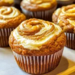 Best Swirled Pumpkin Cream Cheese Muffins