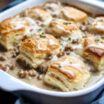 Biscuits and Gravy Casserole