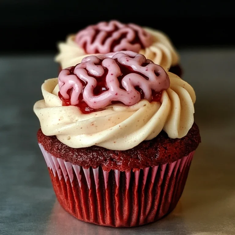 Bleeding Brain Cupcakes